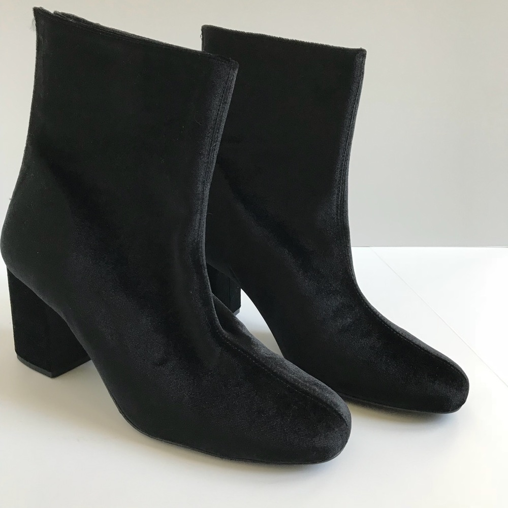 Free People Cecile Black Velvet Boot - Picture 4 of 8